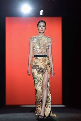 Hannibal Laguna fashion show at Mercedes Benz Fashion Week Madrid 2017.  DiegoxPuerta