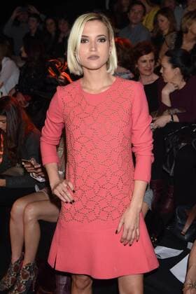 Ana Fernandez at the front row of Teresa Helbig fashion show at Mercedes Benz Fashion Week Madrid 2017.  DiegoxPuerta