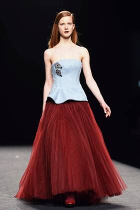 Desfile de Menchen Tomas en la Mercedes Benz Fashion Week Madrid 2017. 588 Diego Puerta Cordon Press Menchen Tomas fashion show at Mercedes Benz Fashion Week Madrid 2017. Cordon Press  DiegoxPuerta