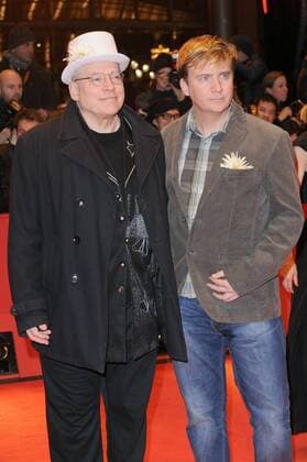 German director Rosa von Praunheim and German director Oliver Sechting attend the 67th Berlinale International Film Festival Berlin Closing Ceremony at the Grand Hyatt Hotel in Berlin, Germany. FEBRUARY 18th 2017  PTYx17282