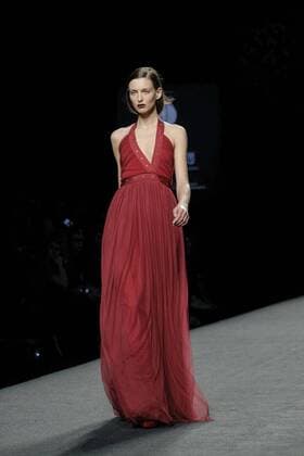 February 18, 2017 - Madrid, Spain - Models walk the runway at the Menchen Tomas show during the Mercedes-Benz Madrid Fashion Week Autumn Winter 2017 at Ifema on February 18, 2017 in Madrid, Spain. Madrid Spain  - ZUMAn230 20170218_zaa_n230_564 Copyright: xOscarxGonzalezx
