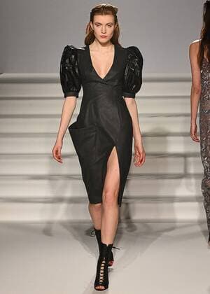 February 17, 2017 - London, England, United Kingdom - British designer Paul Costelloe presents his aw17 collection at London Fashion Week on Feb 17th 2017 at the Wardof Hilton hotel in Aldwych London. London United Kingdom  - ZUMAn230 20170217_zaa_n230_1007 Copyright: xKarynxLouisex