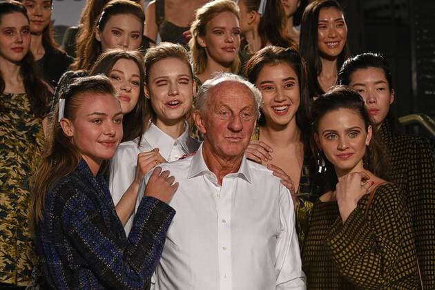 February 17, 2017 - London, England, United Kingdom - British designer Paul Costelloe presents his aw17 collection at London Fashion Week on Feb 17th 2017 at the Wardof Hilton hotel in Aldwych London. London United Kingdom  - ZUMAn230 20170217_zaa_n230_968 Copyright: xKarynxLouisex