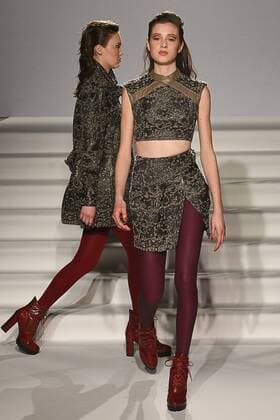 February 17, 2017 - London, England, United Kingdom - British designer Paul Costelloe presents his aw17 collection at London Fashion Week on Feb 17th 2017 at the Wardof Hilton hotel in Aldwych London. London United Kingdom  - ZUMAn230 20170217_zaa_n230_970 Copyright: xKarynxLouisex