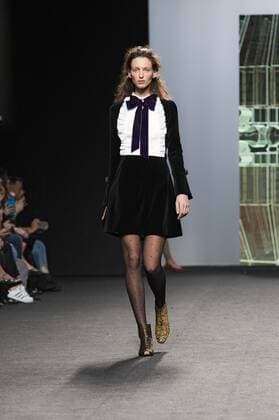 Model bei der Teresa Helbig Fashion Show auf der Mercedes-Benz Fashion Week Madrid Autumn Winter 2017. Madrid, 18.02.2017 Teresa Helbig Model  Foto:xDyDxFotografosx xFuturexImage
