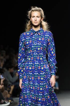 Model bei der Teresa Helbig Fashion Show auf der Mercedes-Benz Fashion Week Madrid Autumn Winter 2017. Madrid, 18.02.2017 Teresa Helbig Model  Foto:xDyDxFotografosx xFuturexImage