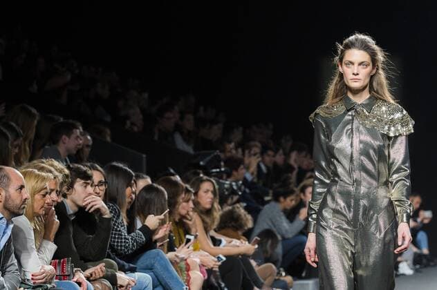 Model bei der Teresa Helbig Fashion Show auf der Mercedes-Benz Fashion Week Madrid Autumn Winter 2017. Madrid, 18.02.2017 Teresa Helbig Model  Foto:xDyDxFotografosx xFuturexImage