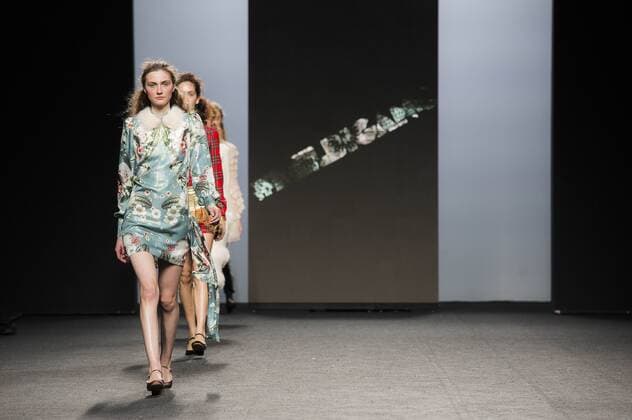 Models bei der Teresa Helbig Fashion Show auf der Mercedes-Benz Fashion Week Madrid Autumn Winter 2017. Madrid, 18.02.2017 Teresa Helbig Models  Foto:xDyDxFotografosx xFuturexImage