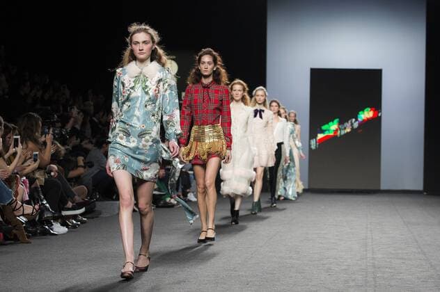 Models bei der Teresa Helbig Fashion Show auf der Mercedes-Benz Fashion Week Madrid Autumn Winter 2017. Madrid, 18.02.2017 Teresa Helbig Models  Foto:xDyDxFotografosx xFuturexImage