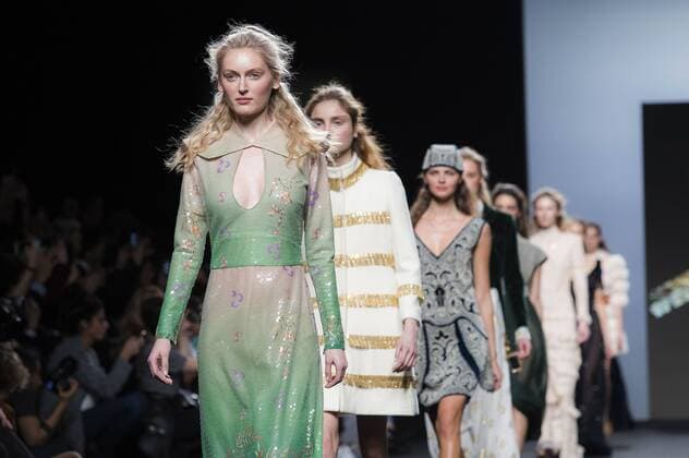 Models bei der Teresa Helbig Fashion Show auf der Mercedes-Benz Fashion Week Madrid Autumn Winter 2017. Madrid, 18.02.2017 Teresa Helbig Models  Foto:xDyDxFotografosx xFuturexImage