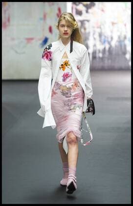 London, United Kingdom. Models walk the catwalk at the Preen by Thornton Bregazzi show on day 3 of London Fashion Week 2017 at the QE2 Centre, Westminster, London, UK,  xBenxStevensx xi-Imagesx IIM-14432-0002