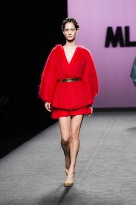 Model bei der Marcos Luengo Fashion Show auf der Mercedes-Benz Fashion Week Madrid Autumn Winter 2017. Madrid, 19.02.2017 Marcos Luengo Model  Foto:xDyDxFotografosx xFuturexImage