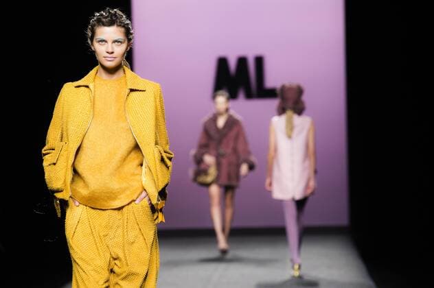 Model bei der Marcos Luengo Fashion Show auf der Mercedes-Benz Fashion Week Madrid Autumn Winter 2017. Madrid, 19.02.2017 Marcos Luengo Model  Foto:xDyDxFotografosx xFuturexImage
