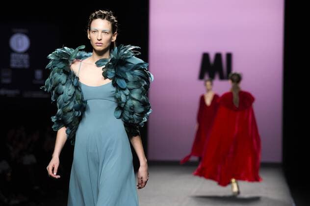 Models bei der Marcos Luengo Fashion Show auf der Mercedes-Benz Fashion Week Madrid Autumn Winter 2017. Madrid, 19.02.2017 Marcos Luengo Models  Foto:xDyDxFotografosx xFuturexImage