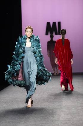 Models bei der Marcos Luengo Fashion Show auf der Mercedes-Benz Fashion Week Madrid Autumn Winter 2017. Madrid, 19.02.2017 Marcos Luengo Models  Foto:xDyDxFotografosx xFuturexImage