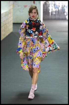 London, United Kingdom. Models walk the catwalk at the Preen by Thornton Bregazzi show on day 3 of London Fashion Week 2017 at the QE2 Centre, Westminster, London, UK,  xBenxStevensx xi-Imagesx IIM-14432-0013