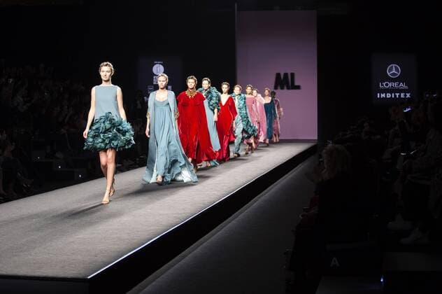 Models bei der Marcos Luengo Fashion Show auf der Mercedes-Benz Fashion Week Madrid Autumn Winter 2017. Madrid, 19.02.2017 Marcos Luengo Models  Foto:xDyDxFotografosx xFuturexImage