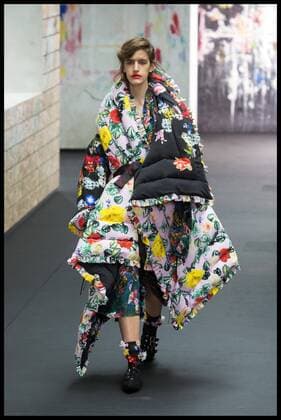 London, United Kingdom. Models walk the catwalk at the Preen by Thornton Bregazzi show on day 3 of London Fashion Week 2017 at the QE2 Centre, Westminster, London, UK,  xBenxStevensx xi-Imagesx IIM-14432-0015