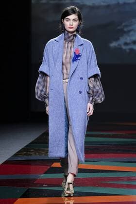 February 19, 2017 - Madrid, Spain - A model walks the runway at the AILANTO show during the Mercedes-Benz Madrid Fashion Week Autumn Winter 2017 2018 at IFEMA on February 19, 2017 in Madrid, Spain Madrid Spain  - ZUMAn230 20170219_zaa_n230_035 Copyright: xOscarxGonzalezx