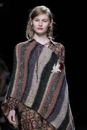 February 19, 2017 - Madrid, Spain - A model walks the runway at the AILANTO show during the Mercedes-Benz Madrid Fashion Week Autumn Winter 2017 2018 at IFEMA on February 19, 2017 in Madrid, Spain Madrid Spain  - ZUMAn230 20170219_zaa_n230_050 Copyright: xOscarxGonzalezx