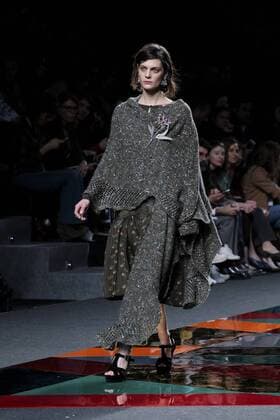 February 19, 2017 - Madrid, Spain - A model walks the runway at the AILANTO show during the Mercedes-Benz Madrid Fashion Week Autumn Winter 2017 2018 at IFEMA on February 19, 2017 in Madrid, Spain Madrid Spain  - ZUMAn230 20170219_zaa_n230_044 Copyright: xOscarxGonzalezx