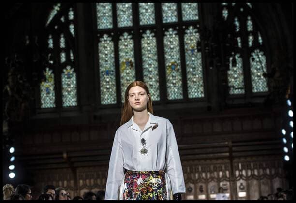. 19 02 2017. London, United Kingdom. Models walk the catwalk at the Toga show on day 3 of London Fashion Week 2017 at The Guildhall, London, UK.  xBenxStevensx xi-Imagesx IIM-14433-0007
