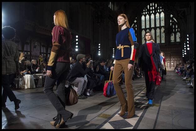 . 19 02 2017. London, United Kingdom. Models walk the catwalk at the Toga show on day 3 of London Fashion Week 2017 at The Guildhall, London, UK.  xBenxStevensx xi-Imagesx IIM-14433-0021