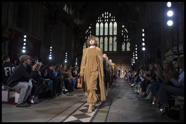 . 19 02 2017. London, United Kingdom. Models walk the catwalk at the Toga show on day 3 of London Fashion Week 2017 at The Guildhall, London, UK.  xBenxStevensx xi-Imagesx IIM-14433-0022
