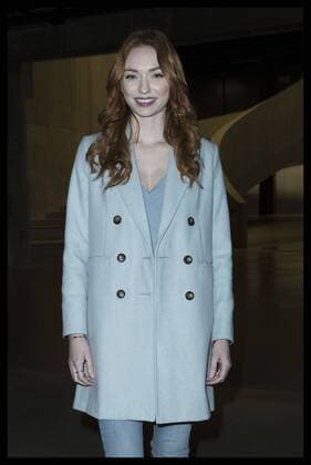 . 19 02 2017. London, United Kingdom. Eleanor Tomlinson at the Topshop Unique show on day three of London Fashion Week for Autumn Winter 2017.  xStephenxLockx xi-Imagesx IIM-14434-0027
