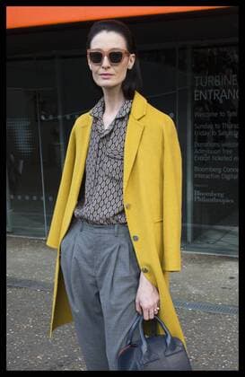 . 19 02 2017. London, United Kingdom. Erin O Connor at the Topshop Unique show on day three of London Fashion Week for Autumn Winter 2017.  xStephenxLockx xi-Imagesx IIM-14434-0028