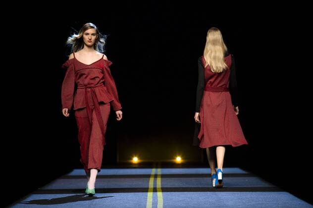 Models bei der Moises Nieto Fashion Show auf der Mercedes-Benz Fashion Week Madrid Autumn Winter 2017. Madrid, 18.02.2017 Moises Nieto Models  Foto:xDyDxFotografosx xFuturexImage