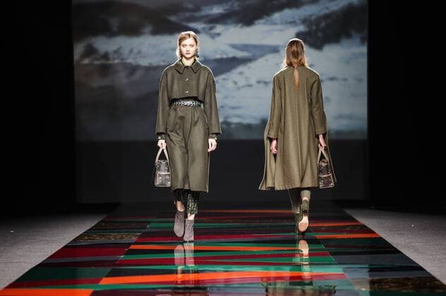 Models bei der Ailanto Fashion Show auf der Mercedes-Benz Fashion Week Madrid Autumn Winter 2017. Madrid, 19.02.2017 Ailanto Models  Foto:xDyDxFotografosx xFuturexImage