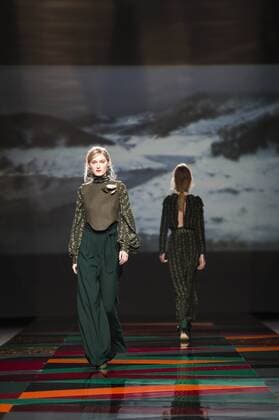 Models bei der Ailanto Fashion Show auf der Mercedes-Benz Fashion Week Madrid Autumn Winter 2017. Madrid, 19.02.2017 Ailanto Models  Foto:xDyDxFotografosx xFuturexImage