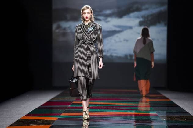 Models bei der Ailanto Fashion Show auf der Mercedes-Benz Fashion Week Madrid Autumn Winter 2017. Madrid, 19.02.2017 Ailanto Models  Foto:xDyDxFotografosx xFuturexImage