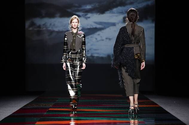 Models bei der Ailanto Fashion Show auf der Mercedes-Benz Fashion Week Madrid Autumn Winter 2017. Madrid, 19.02.2017 Ailanto Models  Foto:xDyDxFotografosx xFuturexImage