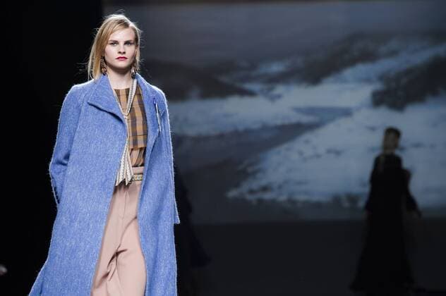 Model bei der Ailanto Fashion Show auf der Mercedes-Benz Fashion Week Madrid Autumn Winter 2017. Madrid, 19.02.2017 Ailanto Model  Foto:xDyDxFotografosx xFuturexImage