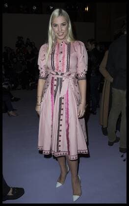 . 19 02 2017. London, United Kingdom. Amber Le Bon at the Temperley London show on the third day of London Fashion Week for Autumn Winter 2017.  xStephenxLockx xi-Imagesx IIM-14436-0005