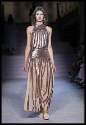 London Fashion Week - Temperley Modenschau . 19 02 2017. London, United Kingdom. Temperley London show on the third day of London Fashion Week for Autumn Winter 2017.  xStephenxLockx xi-Imagesx IIM-14436-0020