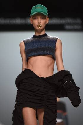 Madrid Fashion Week - Maria Ke Fisherman Modenschau Desfile de Maria Ke Fisherman en la Mercedes Benz Fashion Week Madrid 2017. 588 DiegoxPuerta Cordon Press Maria Ke Fisherman fashion show at Mercedes Benz Fashion Week Madrid 2017. Cordon Press  DiegoxPuerta