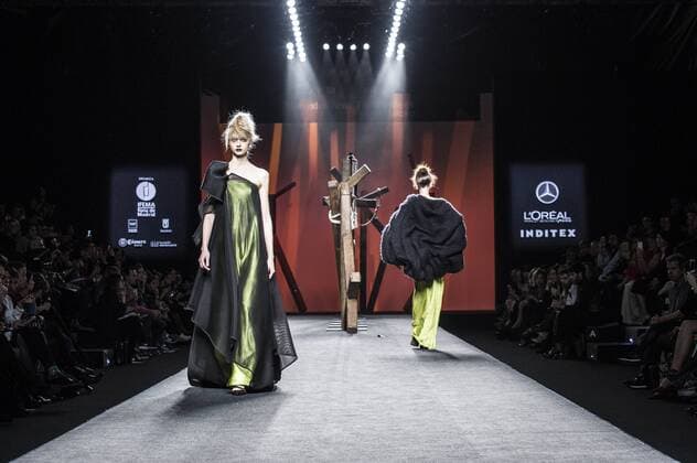 Madrid Fashion Week - Ulises Merida Modenschau Model bei der Ulises Merida Fashion Show auf der Mercedes-Benz Fashion Week Madrid Autumn Winter 2017. Madrid, 19.02.2017 Ulises Merida Model  Foto:xDyDxFotografosx xFuturexImage