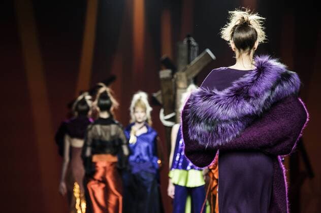 Madrid Fashion Week - Ulises Merida Modenschau Models bei der Ulises Merida Fashion Show auf der Mercedes-Benz Fashion Week Madrid Autumn Winter 2017. Madrid, 19.02.2017 Ulises Merida Models  Foto:xDyDxFotografosx xFuturexImage