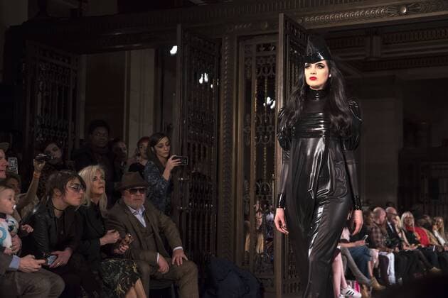 United Kingdom: London Fashion Week Pam Hogg Fashion Show Pam Hogg s fashion show AW17 at London Fashion Scout. Pam Hogg is an iconic British fashion designer, in the fashion since the early 80s.  AlbertoxPezzali