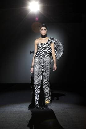 Model bei der Malne Fashion Show auf der Mercedes-Benz Fashion Week Madrid Autumn Winter 2017. Madrid, 19.02.2017 Malne Model  Foto:xDyDxFotografosx xFuturexImage
