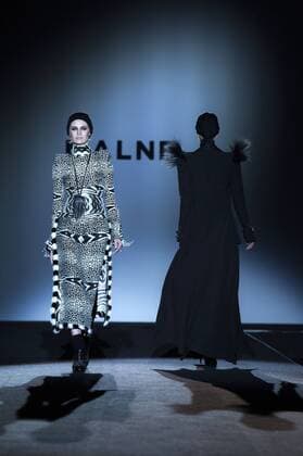 Model bei der Malne Fashion Show auf der Mercedes-Benz Fashion Week Madrid Autumn Winter 2017. Madrid, 19.02.2017 Malne Model  Foto:xDyDxFotografosx xFuturexImage