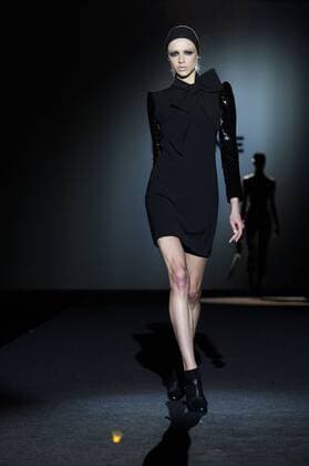 Model bei der Malne Fashion Show auf der Mercedes-Benz Fashion Week Madrid Autumn Winter 2017. Madrid, 19.02.2017 Malne Model  Foto:xDyDxFotografosx xFuturexImage