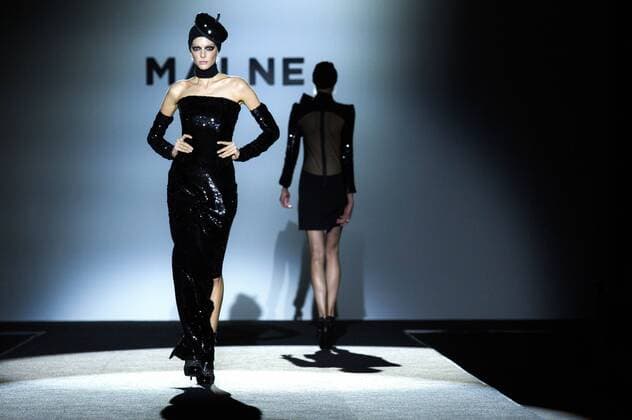 Model bei der Malne Fashion Show auf der Mercedes-Benz Fashion Week Madrid Autumn Winter 2017. Madrid, 19.02.2017 Malne Model  Foto:xDyDxFotografosx xFuturexImage