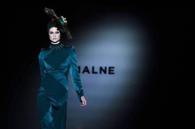 Model bei der Malne Fashion Show auf der Mercedes-Benz Fashion Week Madrid Autumn Winter 2017. Madrid, 19.02.2017 Malne Model  Foto:xDyDxFotografosx xFuturexImage
