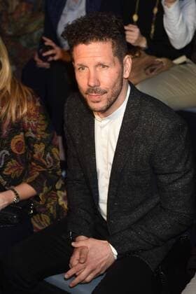Diego Cholo Simeone - Desfile de Custo Barcelona en la Mercedes Benz Fashion Week Madrid 2017. 588 DiegoxPuerta Cordon Press Diego Cholo Simeone at the front row of Custo Barcelona fashion show at Mercedes Benz Fashion Week Madrid 2017. Cordon Press  DiegoxPuerta