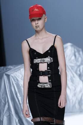 February 19, 2017 - Madrid, Spain - A model walks the runway at the MARIA KE FISHERMAN show during the Mercedes-Benz Madrid Fashion Week Autumn Winter 2017 2018 at IFEMA on February 19, 2017 in Madrid, Spain Madrid Spain  - ZUMAn230 20170219_zaa_n230_506 Copyright: xOscarxGonzalezx