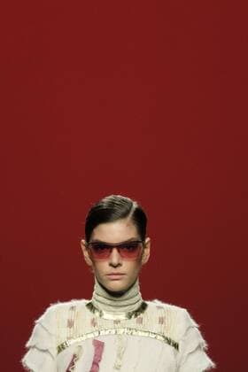 February 19, 2017 - Madrid, Spain - A model walks the runway at the Custo Barcelona show during the Mercedes-Benz Madrid Fashion Week Autumn Winter 2017 at Ifema on February 19, 2017 in Madrid, Spain Madrid Spain  - ZUMAn230 20170219_zaa_n230_847 Copyright: xOscarxGonzalezx